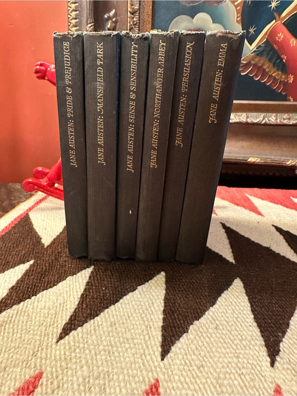 Classic Black Jane Austen Hardcover Book Set - Home Accents